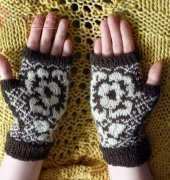 Pressed Flower Mitts by Ricefield Collective-Free