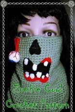 Creeks End Crochet - Sharon Santorum - Zombie Cowl Crochet Pattern