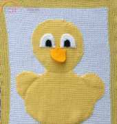 Rainbow Valley - Helen Free -  Duck 3D baby blanket