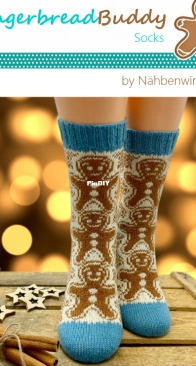 Gingerbreadbuddy Socks by Andrea Hoedt-Konken - Nähbenwirkung