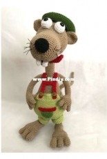 Diana Handmade - Diana Jorge Gonzalez - Seppl, the Bavarian weasel - German