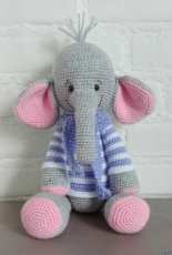 Elephant, pattern from MyKrissieDolls