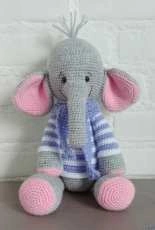 Elephant, pattern from MyKrissieDolls