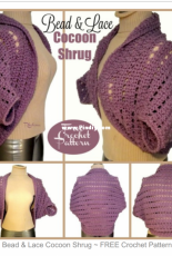 Bead and Lace - Cocoon Shrug - Free
