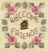 Elizabeth Designs Little Leaf Welcome Friends