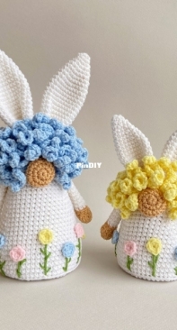 Happy Dolls Handmade - Julia Negovorina - Easter Bunnies Gnomes