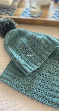 Zephyr Hat & Cowl Set by Cheryl Toy - UPDATED v2 - Free