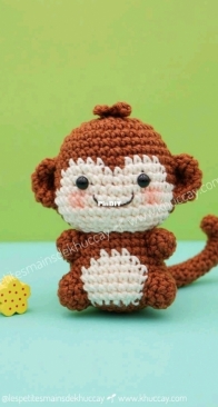 Les Petites Mains de Khuccay - Khuc Cay - Hoàng Thị Ngọc Ánh - Mini animals of Khuc Cay  - Monkey