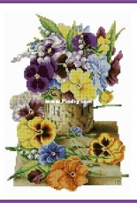 Lanarte PN-0154463 Pot of Pansies XSD + PCS