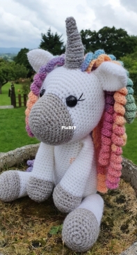 Jodies Yarn - Handmade by Jodie - Jodie Chadwick - Delilah the Unicorn