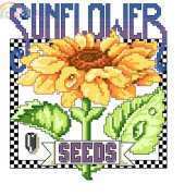 Sunflower Seed Packet from American School of Needlework ASN 3738 PCS