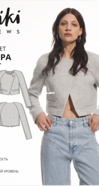 Viki Sews - Oprah Jacket - опра жакет - Sizes 34-52 - Russian