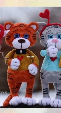 Bobrik Toys - Natalia Bober - Martin the Cat and Anthony the Tiger