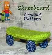 Inspired Crochet Toys- Pichugina Elena- Skateboard by Elena Pichugina