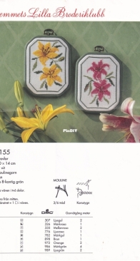 Svarta Fåret  - Homes Little Embroidery Club - HLB 155  2 Pack Paintings