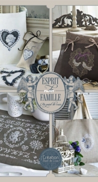 Création Point de Croix - Esprit de Famille - January 2020