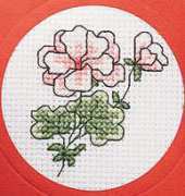 The Chart Shop - Gorgeous Geranium  - Free