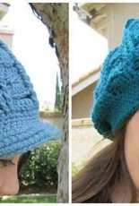 LauraMaes Crochet- LauraMae Fanelli - Lacey Cabled Slouch