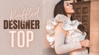 This is Kachi - Thisiskachi - Sydney Ruffled Top - Sizes XXS-3XL
