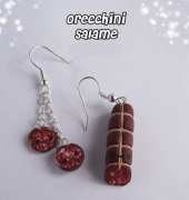 Orecchini Voglia di salame by Wendyland