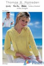 Sweater with ¾ Length or Short Sleeves by Thomas B. Ramsden & Co-Free