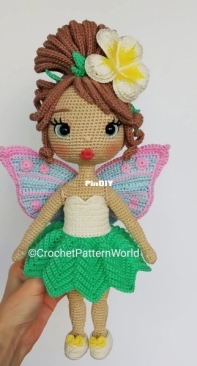 Crochet Pattern World - Annea Leolea /  Anealeolea  - Fairy outfit for Astrid