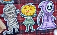 Mummy, PumpkinHead and Grim reaper