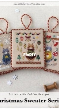 Christmas Sweater Series by Stitch with Coffee Design