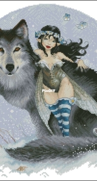 Lena Lawson - Fairy and Wolf by Pascal Moguerou