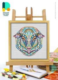 Awesome Pattern Studio - CS210 - Mandala Sheep