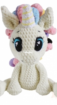 Olya Usolya Amigurumi - Olya Usoltseva - Bon Bon the Unicorn -  Einhorn Bon Bon - German