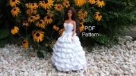 Anna Adams - AnnasOnEtsy - White Ruffle Gown