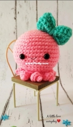 A little love everyday! - Paint It Colorful - Anitha Domacin - Amigurumi Octopus