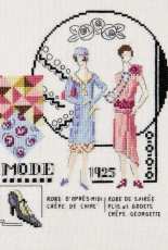 Annees Folles Veronique Enginger from Mode dhier et daujourdhui au point de croix XSD