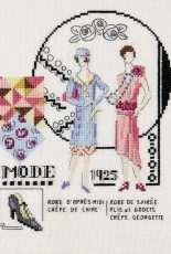 Annees Folles Veronique Enginger from Mode dhier et daujourdhui au point de croix XSD