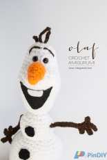 One Dog Woof - ChiWei Ranck - Olaf from Frozen crochet amigurumi - Free