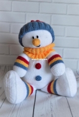 Softie Snowman - Knitting by Post