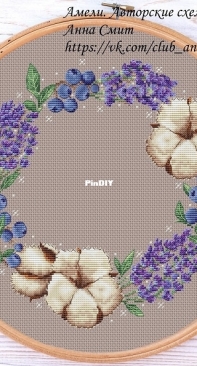 Ameli Stitch - Berry Flower Wreath by Anna Smith / Kuznetsova