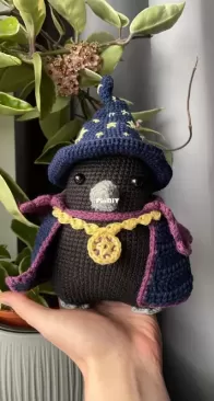 Crocheted By Bogusia - Bogusława Badziąg - Wizard crow