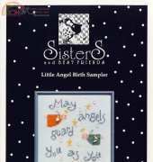 Sisters and Best Friends SBF17 - Little Angel Birth Sampler