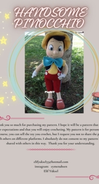 Eymenahsen dolls - Elif Yüksel / Elif Aydın -  Handsome Pinocchio