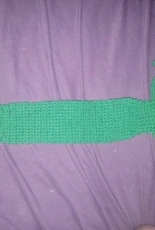 Little lizard bookmark I made