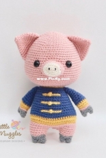 Little Muggles Amigurumi Designs - Amy - Cha Siu the pig