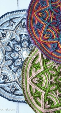 Lilla Björn Crochet - Tatsiana Kupryianchyk - Illusion Mandala Overlay Crochet