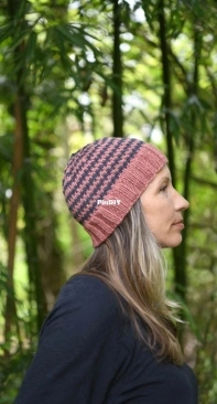Crabapple Striped Hat by Sheila Joynes-Free