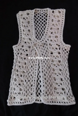 Spider Mambo Designs - Laurie Kahn - Creepy Skull Boho Vest