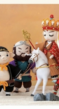 New Mommy Handmade DIY - Su Su Jie Jia - Susans Family - SA1699/SA1787/SA1788/SA1816/SA1942 - The Tale of Journey To The West Series - Sun Wukong, Tang Sanzang, White Horse, Zhu Bajie, Sha Wujing - Chinese - Free