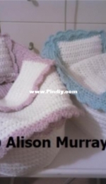 Alison Murray - Large Angel Crib with Blanket, Pillow and Mattress - Free