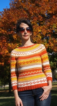 Sophia Loren Riverside Pullover by Kathleen Lawton-Trask-Free