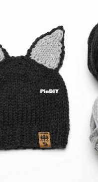 Fox & Pine Stitches-Cat Ears Animal Hat by Tara Marie-Free Version